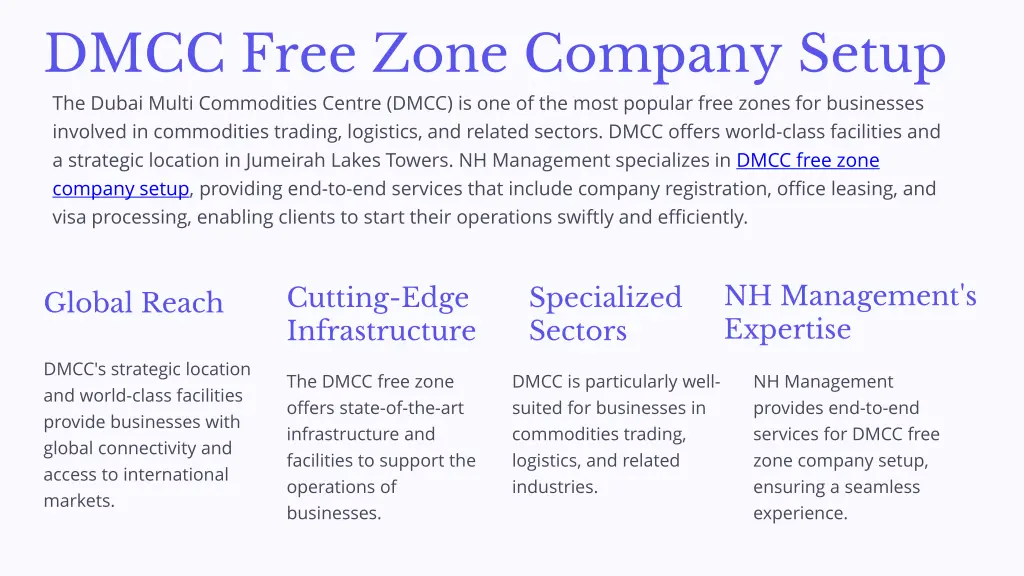 dmcc free zone company setup the dubai multi