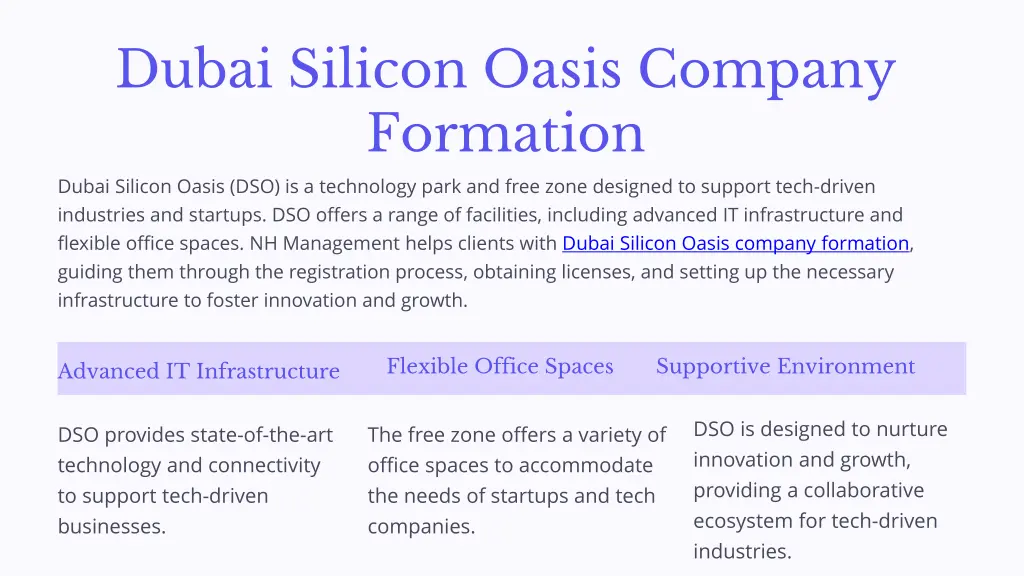 dubai silicon oasis company formation dubai