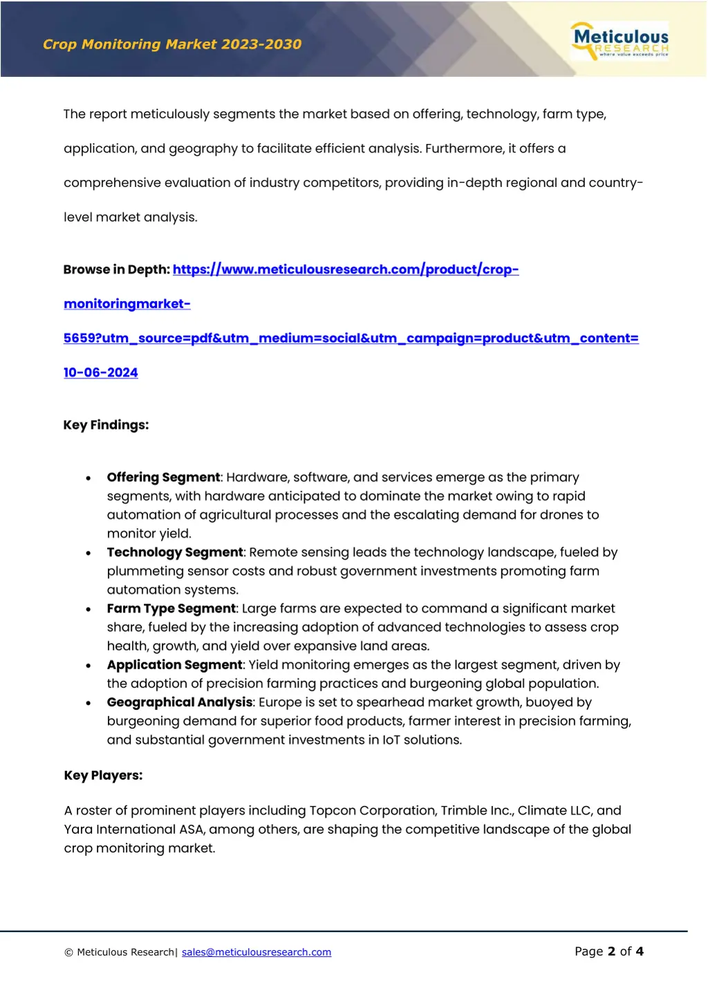 crop monitoring market 202 3 203 0 1