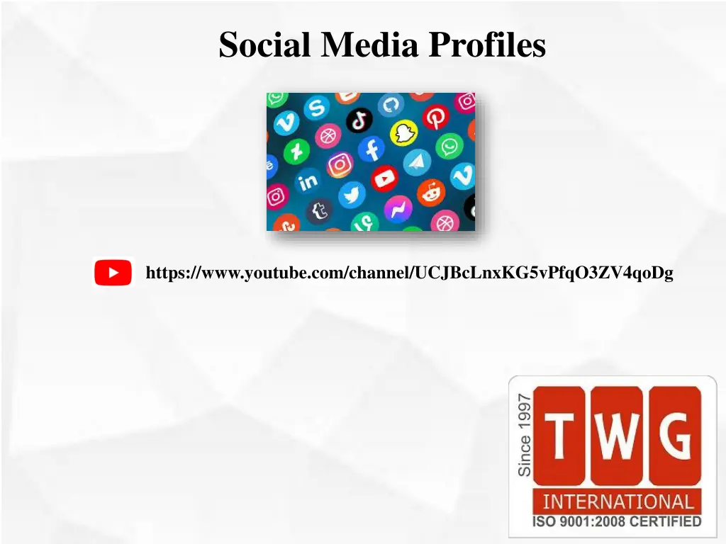 social media profiles 2