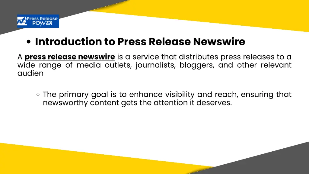 introduction to press release newswire a press
