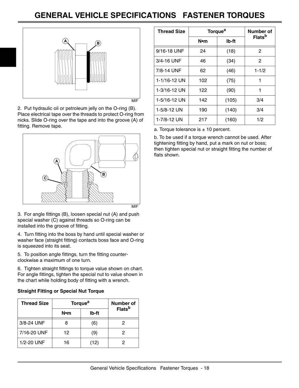 general vehicle specifications fastener torques 5