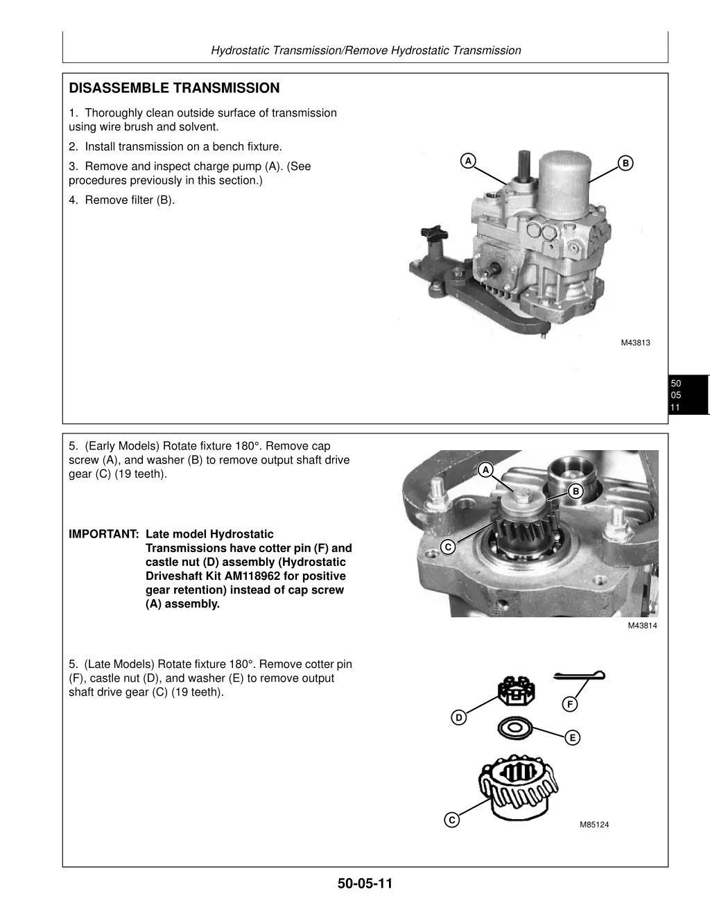 hydrostatic transmission remove hydrostatic 4