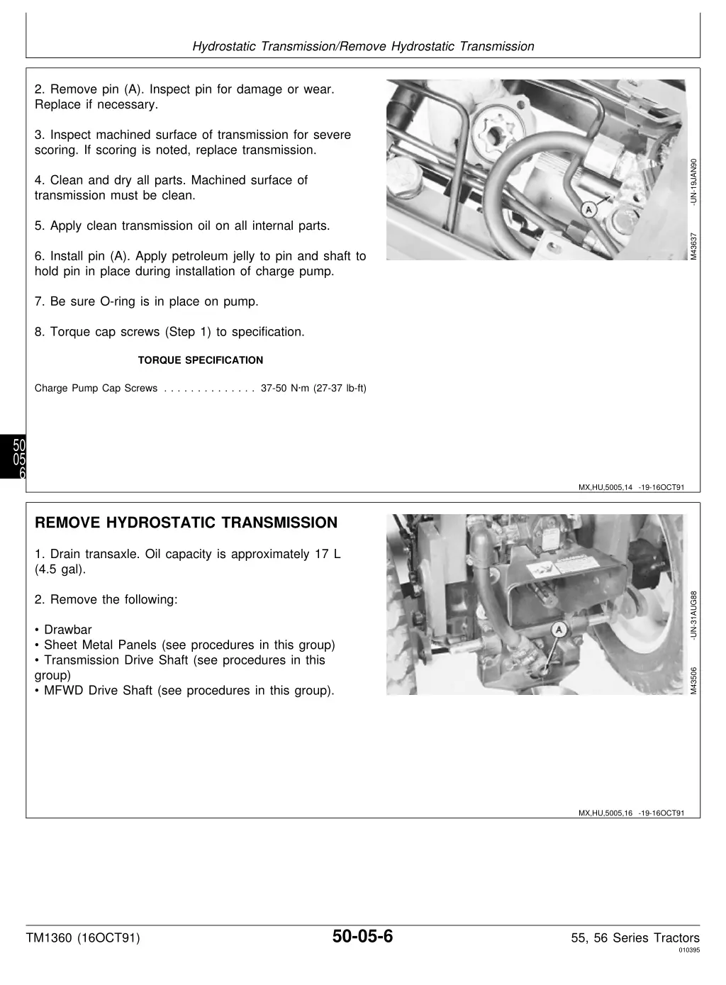 hydrostatic transmission remove hydrostatic