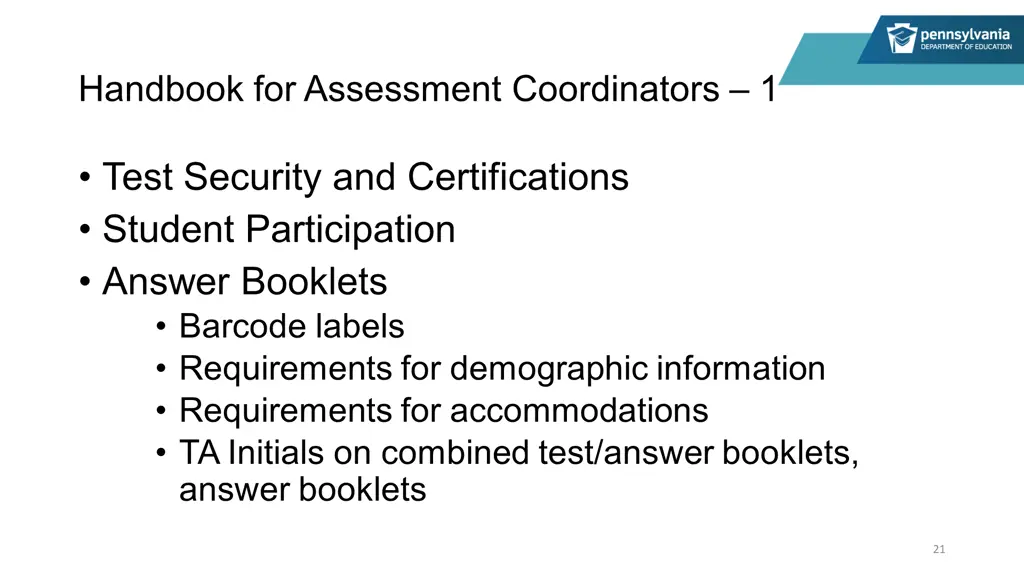 handbook for assessment coordinators 1