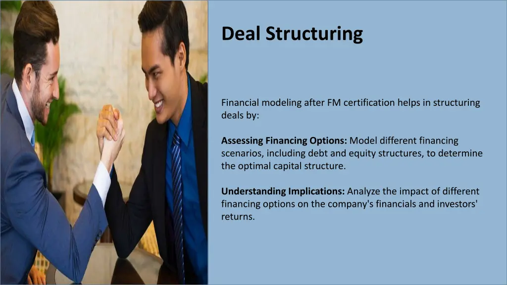 deal structuring