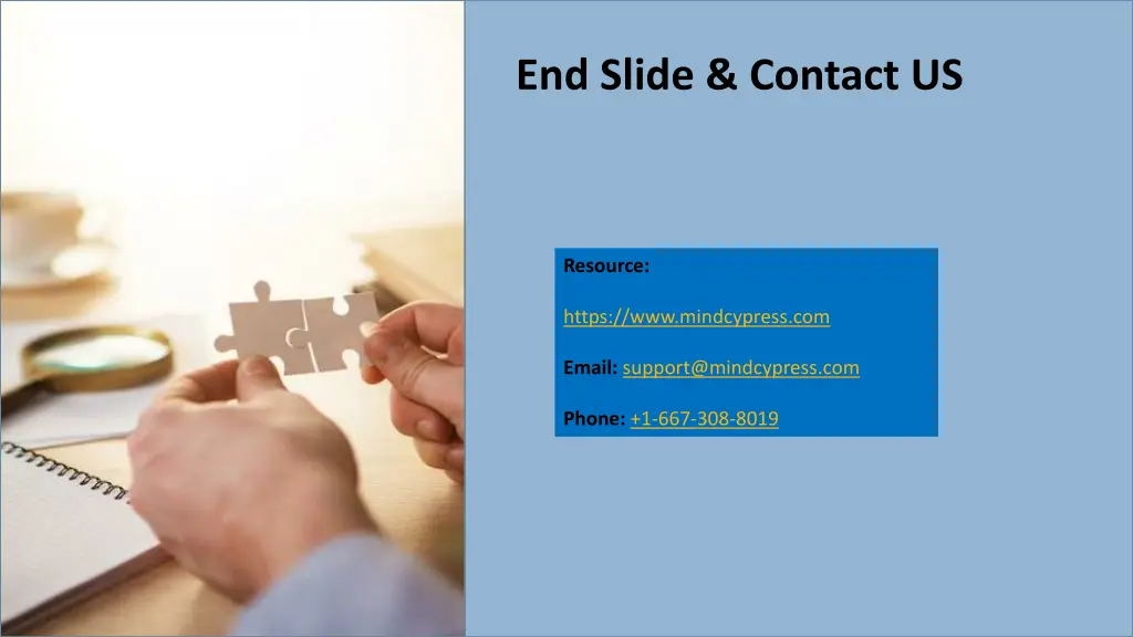 end slide contact us