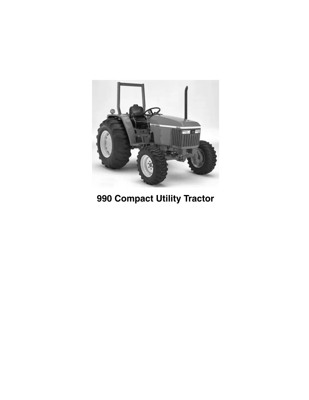 990 compact utility tractor 1