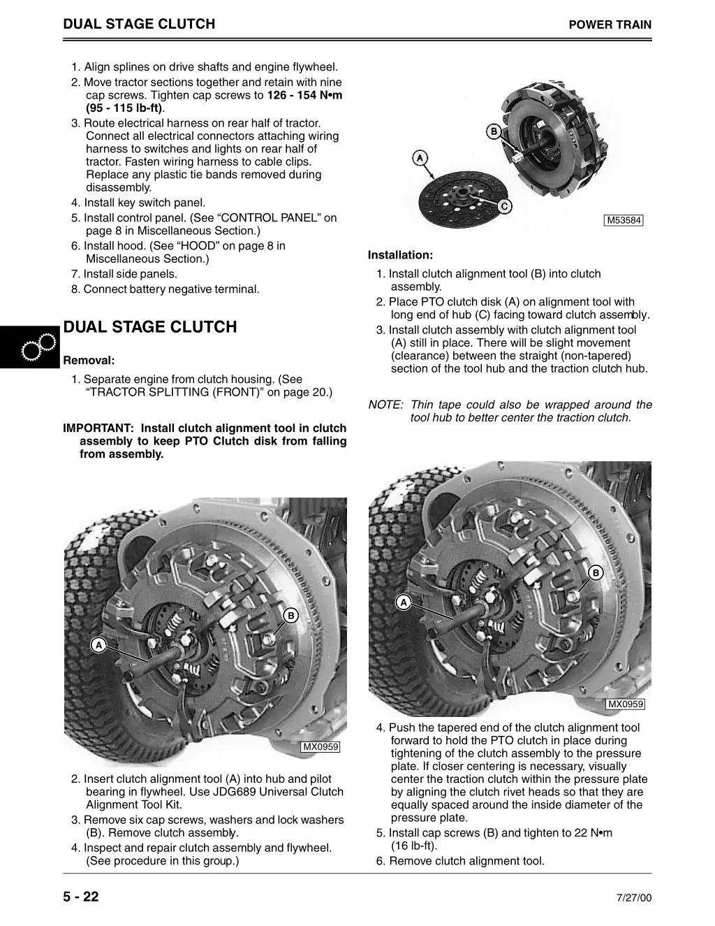 dual stage clutch