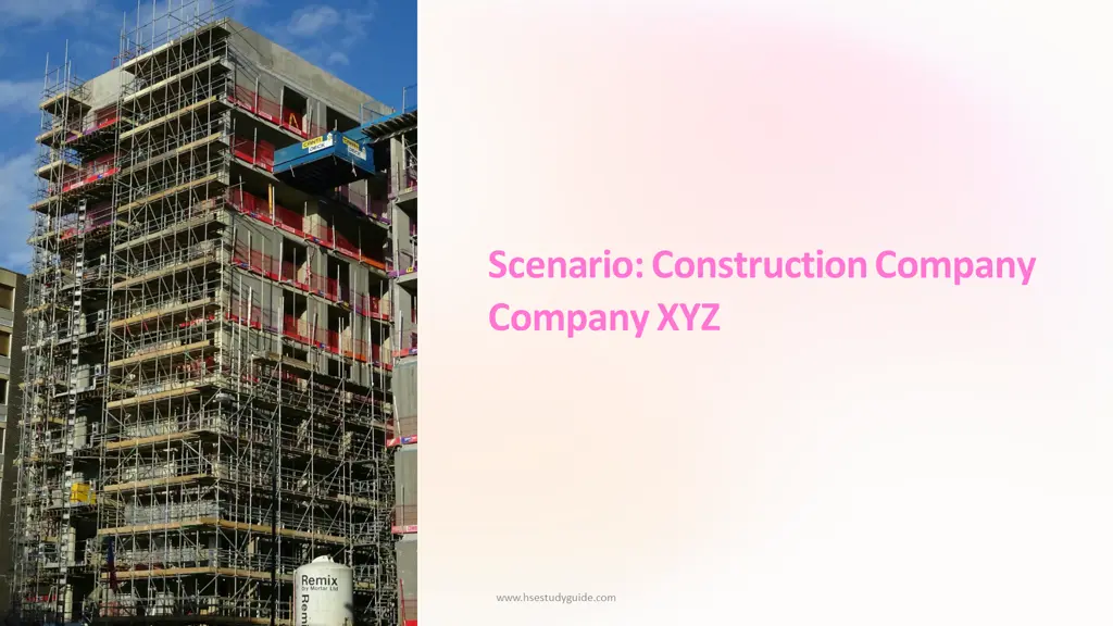 scenario construction company company xyz