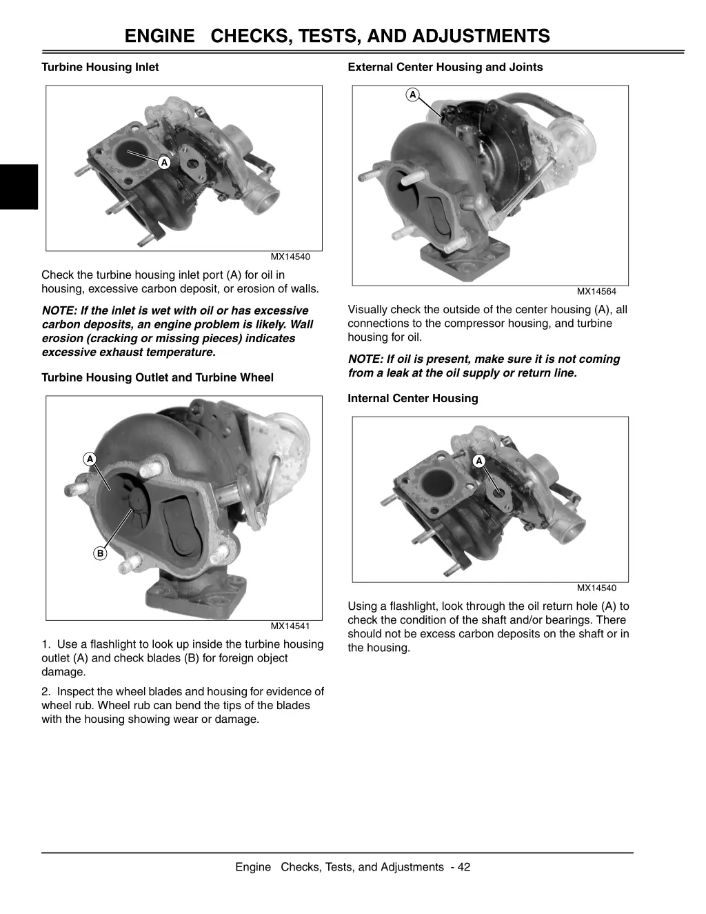 engine checks tests and adjustments 7