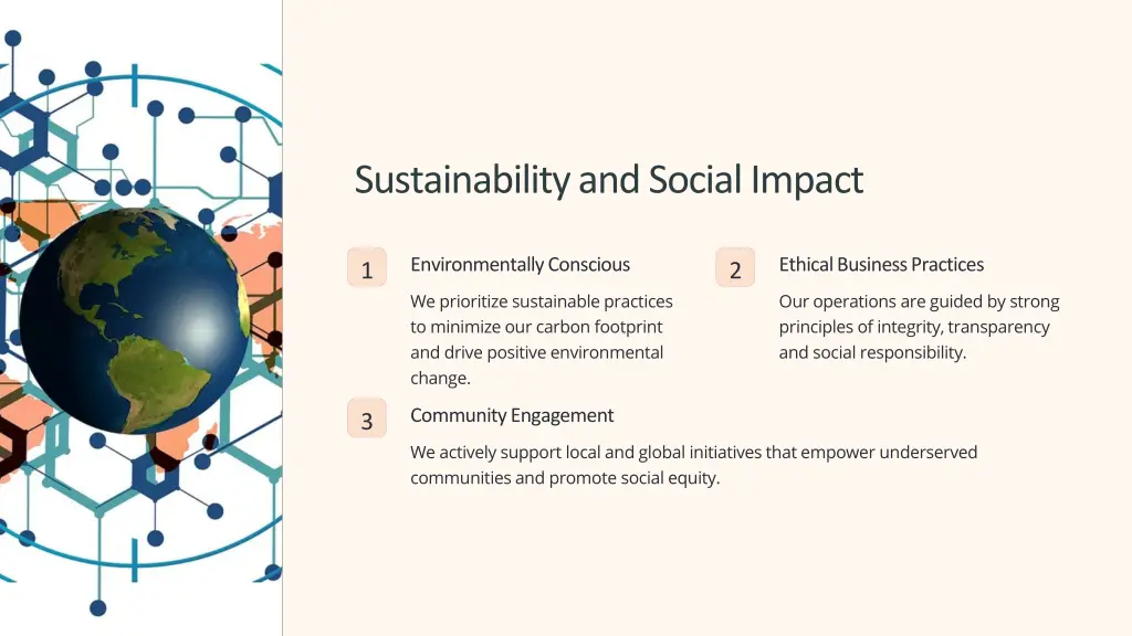 sustainability and social impact
