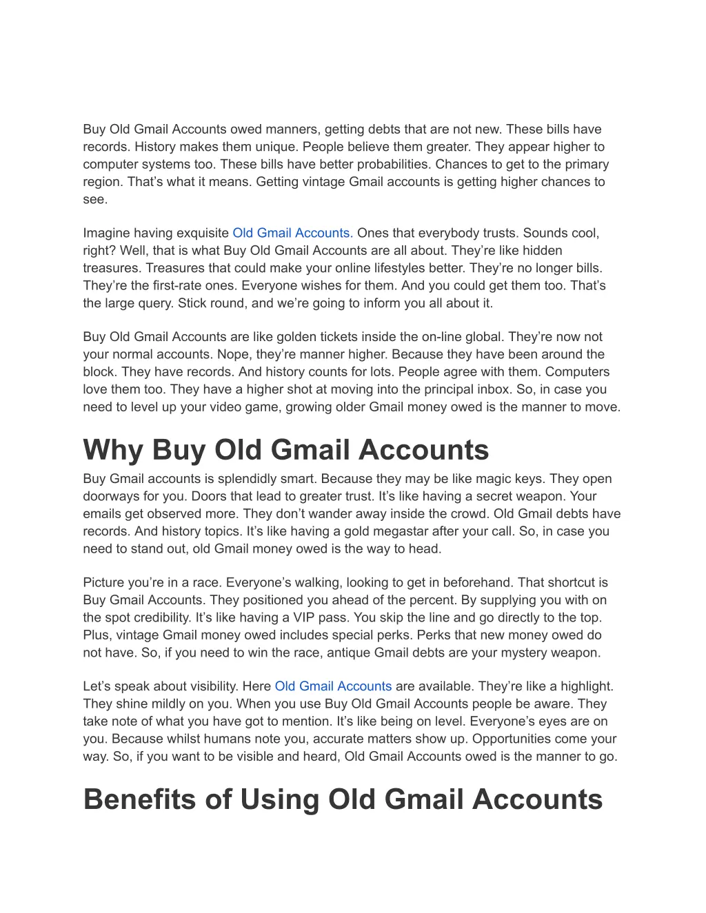 buy old gmail accounts owed manners getting debts