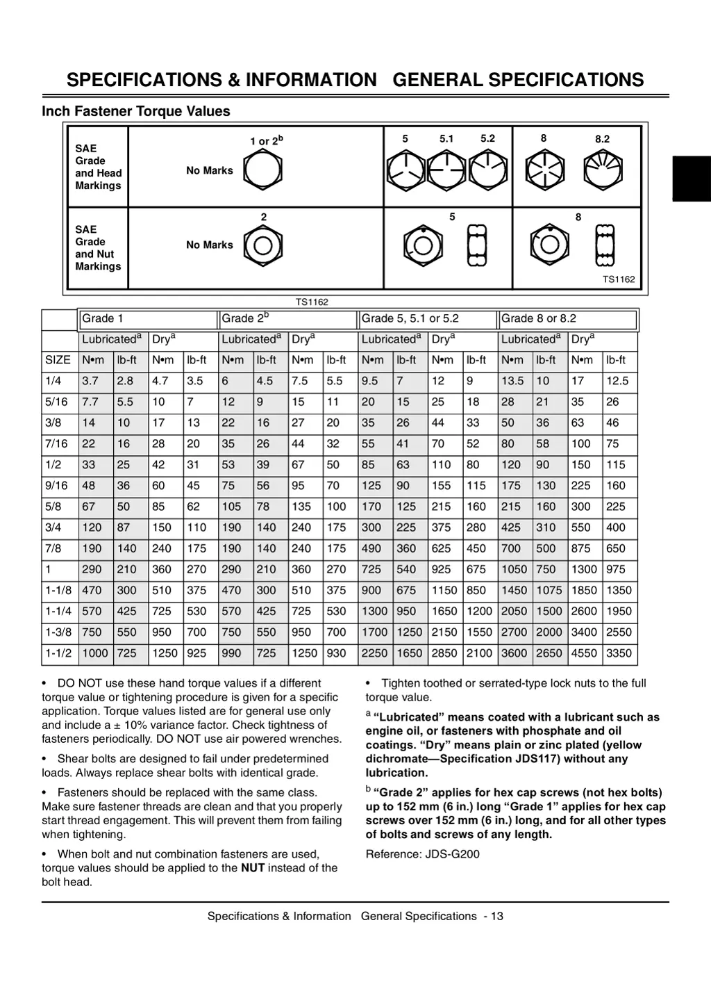 specifications information general specifications 2