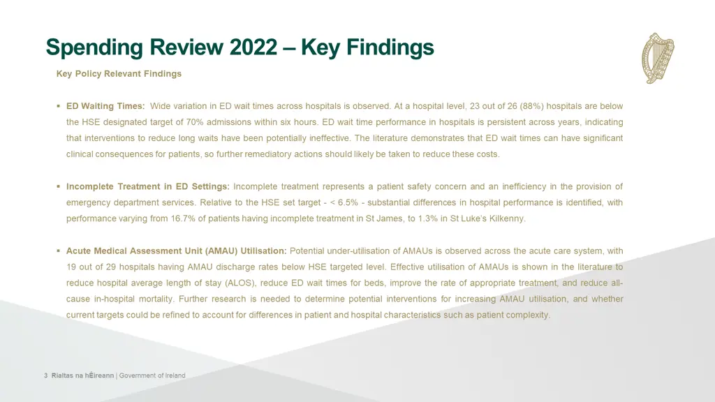 spending review 2022 key findings