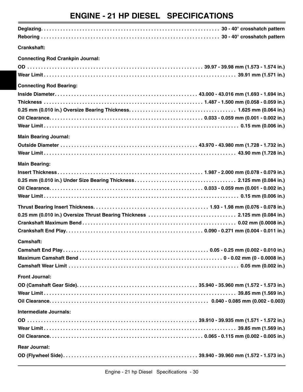 engine 21 hp diesel specifications 3