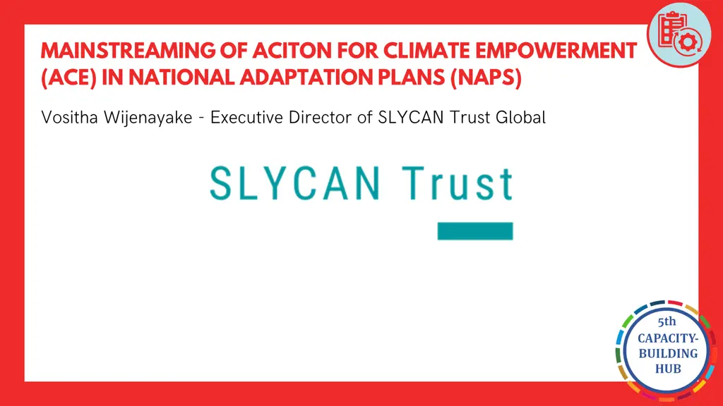 mainstreaming of aciton for climate empowerment