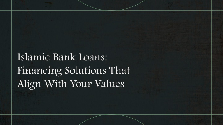 islamic bank loans financing solutions that align