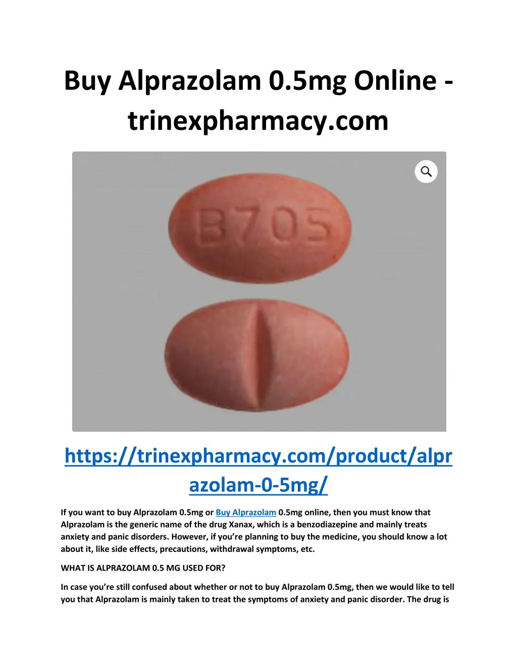 buy alprazolam 0 5mg online trinexpharmacy com