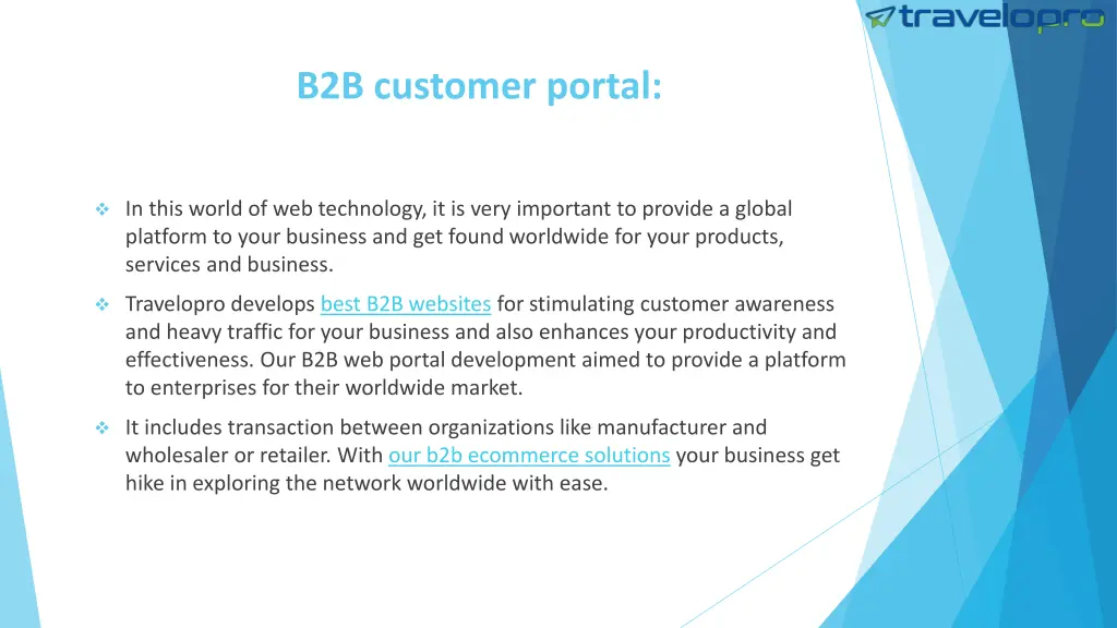 b2b customer portal