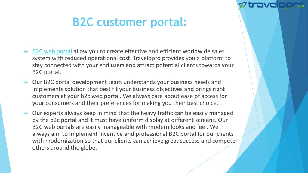 b2c customer portal