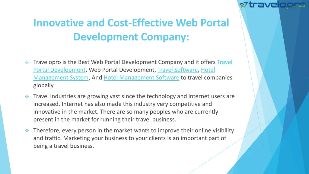 innovative and cost effective web portal