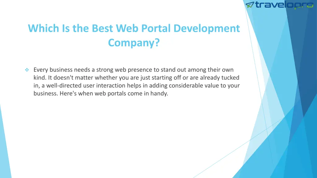 which is the best web portal development company