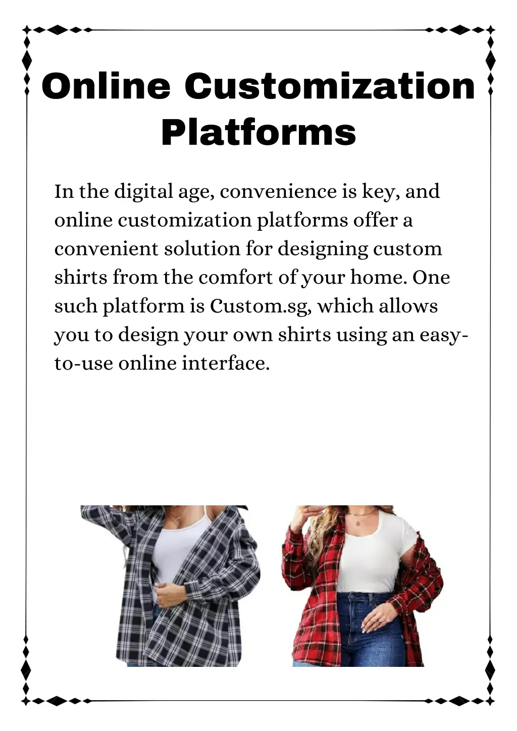 online customization platforms