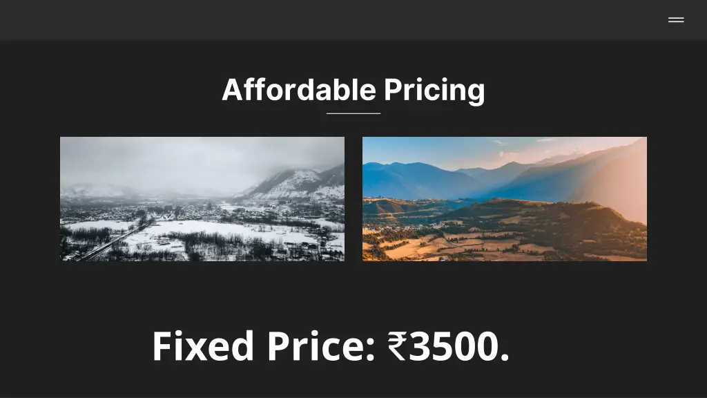 affordable pricing