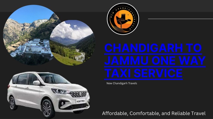 chandigarh to jammu one way taxi service