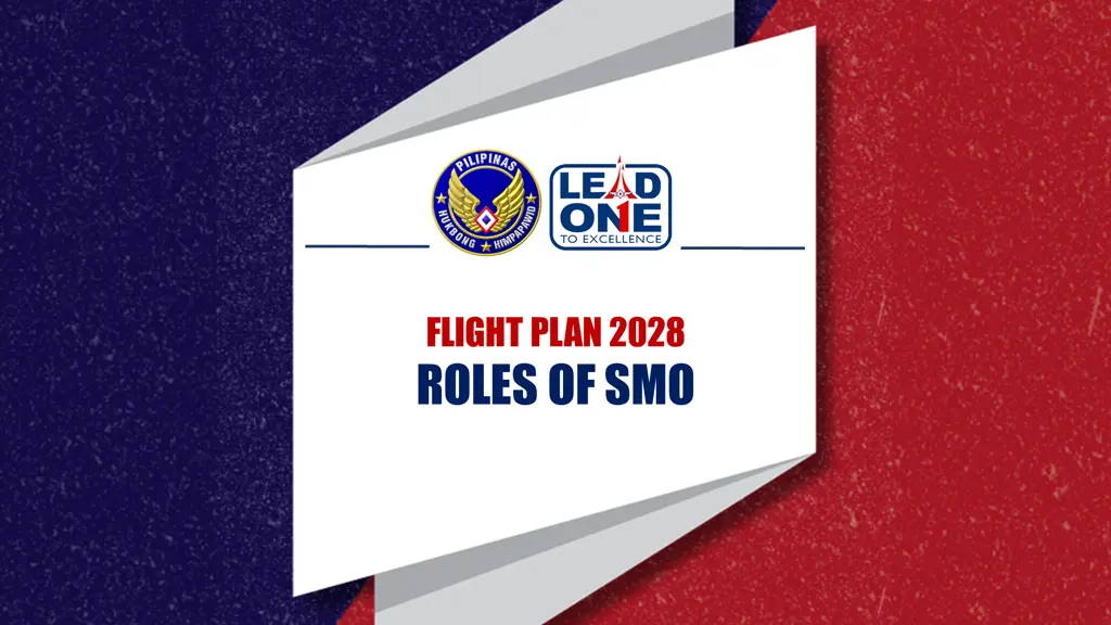 flight plan 2028 roles of smo