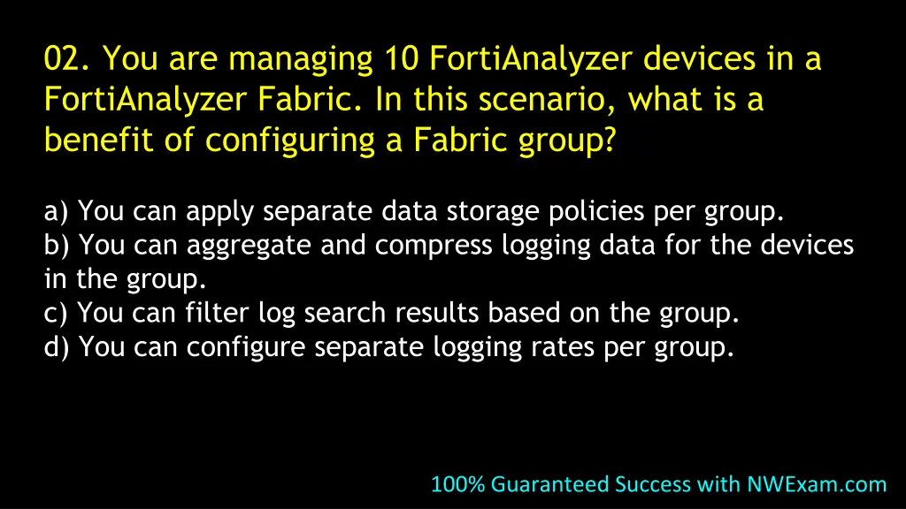 02 you are managing 10 fortianalyzer devices