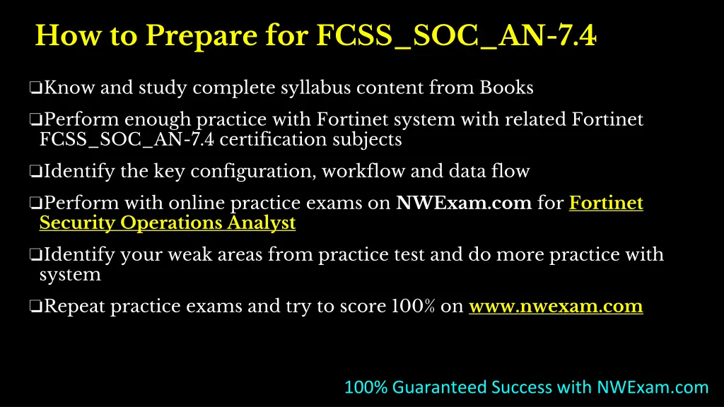 how to prepare for fcss soc an 7 4