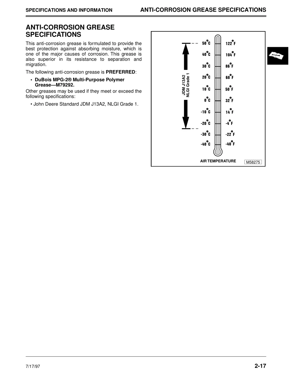 anti corrosion grease specifications