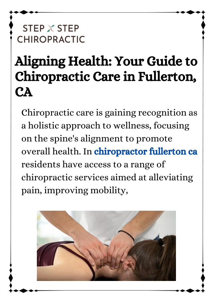 aligning health your guide to chiropractic care