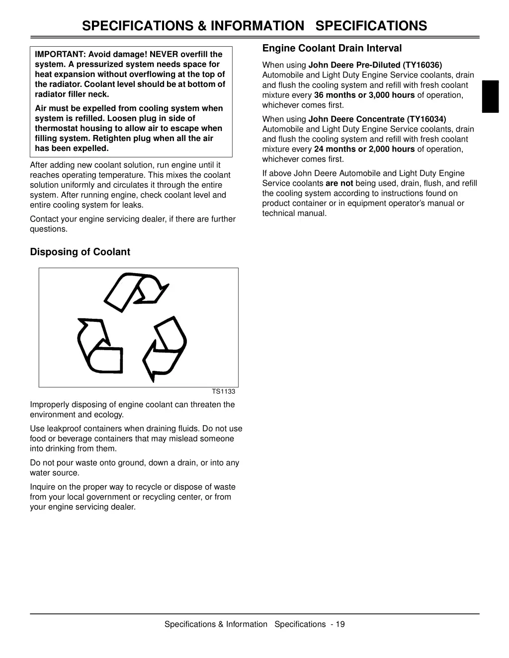 specifications information specifications 11