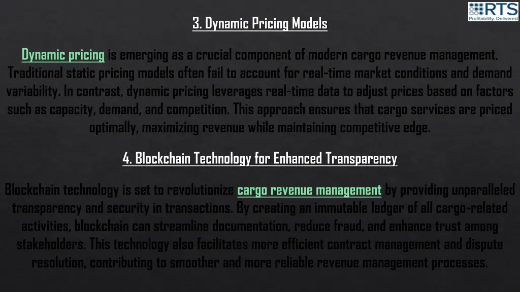 3 dynamic pricing models