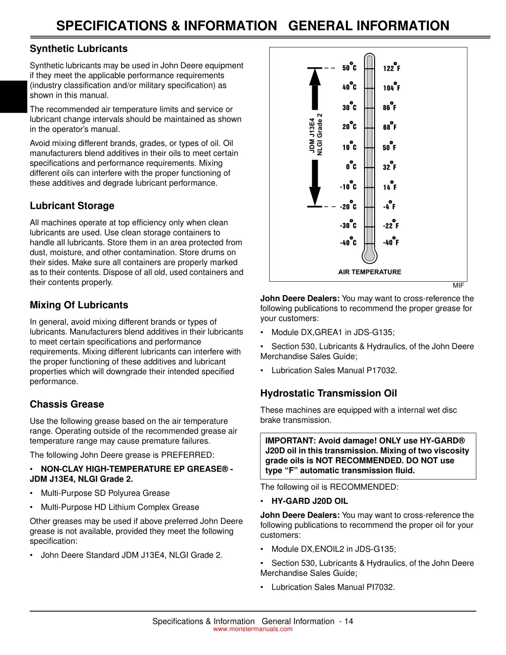 specifications information general information 2