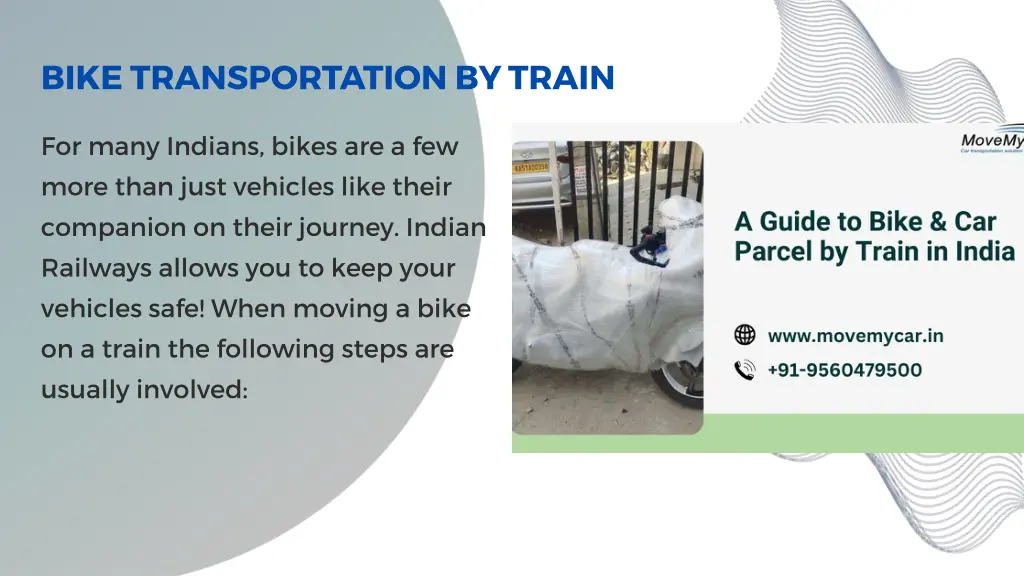 bike transportation by train