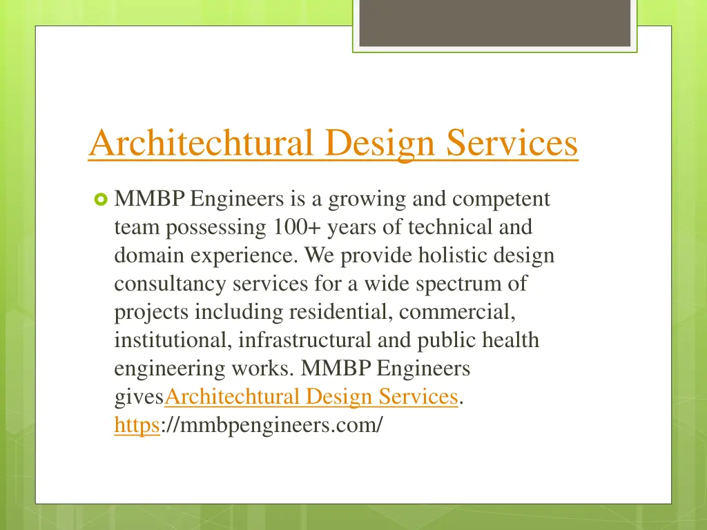 architechtural design services 1