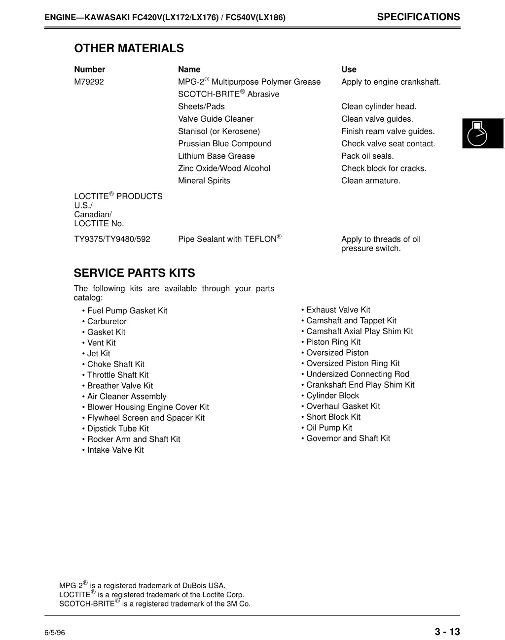 specifications 6