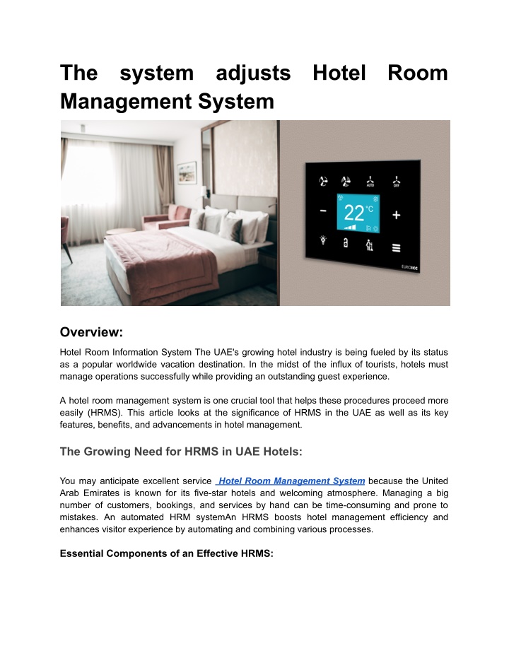 the management system