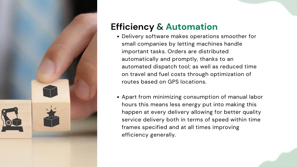 efficiency automation delivery software makes