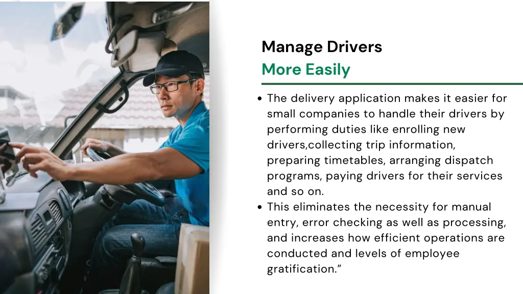 manage drivers more easily