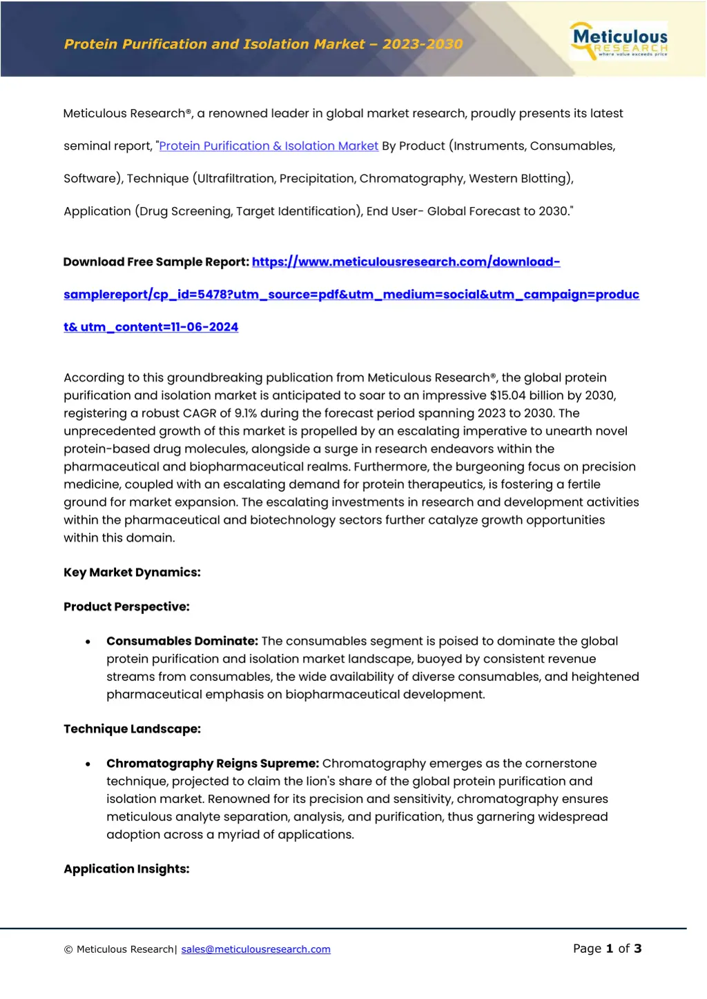 protein purification and isolation market 1