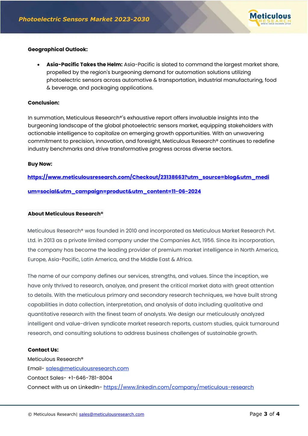 photoelectric sensors market 202 3 203 0 2