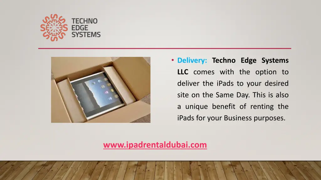 delivery techno edge systems llc comes with