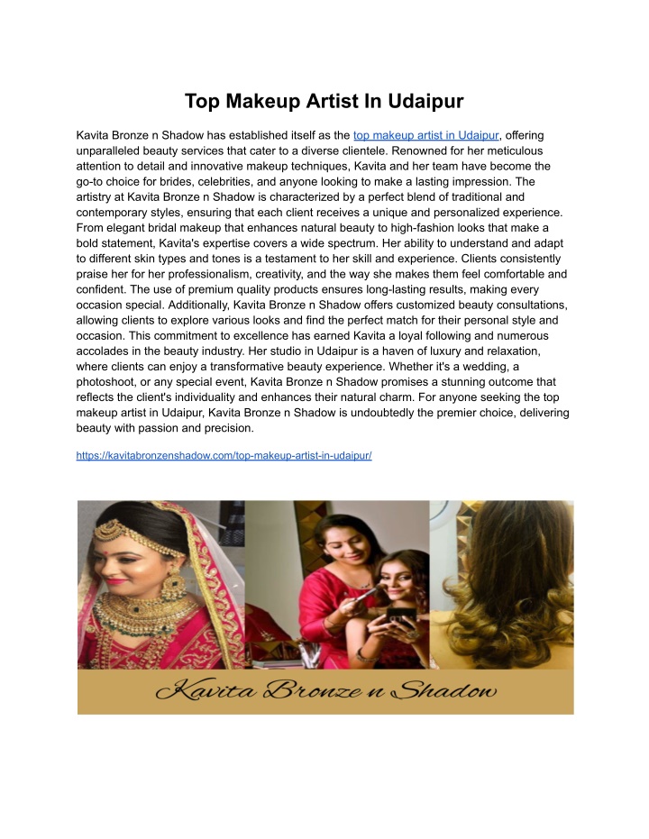 top makeup artist in udaipur