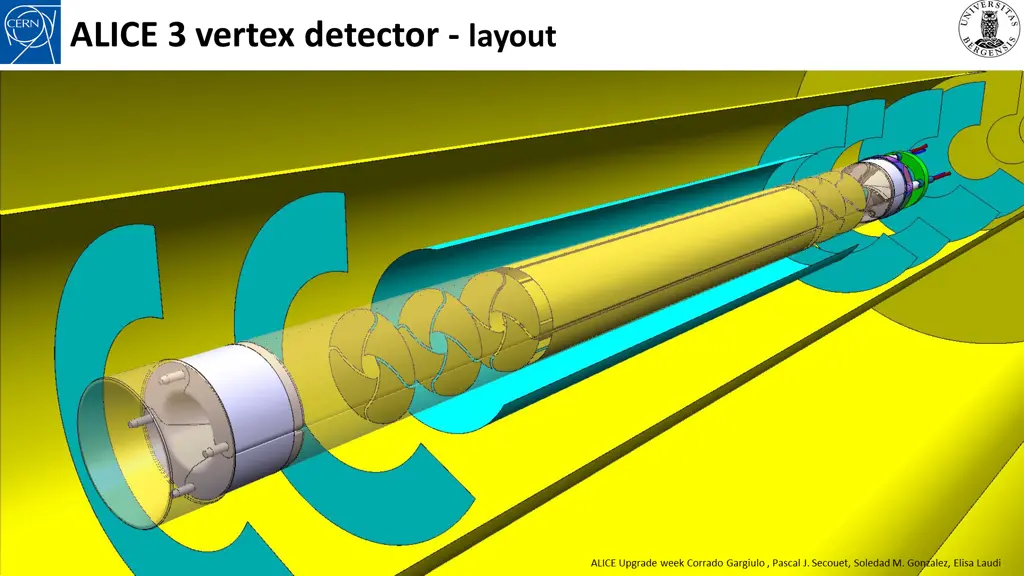 alice 3 vertex detector layout