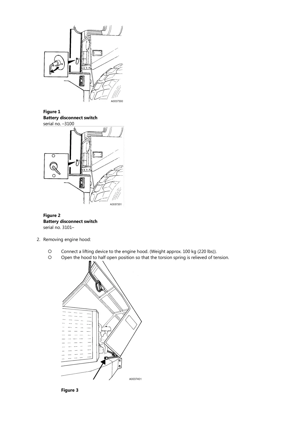 figure 1 battery disconnect switch serial no 3100